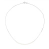 PERLINEA - Collier - Perle de Culture d'Eau Douce - Ronde 3/4 mm Blanc