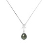 PERLINEA - Collier - Perles de Culture de Tahiti - Ronde 8/9 mm Noir