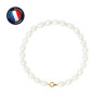 PERLINEA - Bracelet - Perles de Culture - Ronde 5/6 mm Blanc