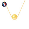 PERLINEA - Collier - Perles de Culture - Ronde 9/10 mm Or