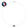 PERLINEA - Collier - Perles de Culture de Tahiti - Ronde 10/11 mm Noir