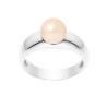 PERLINEA - Bague - Perles de Culture d'Eau douce - Ronde 8/9 mm Rose