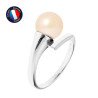 PERLINEA - Bague - Perles de Culture d'Eau Douce - Ronde 8/9 mm Rose