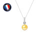 PERLINEA - Pendentif Bélière - Perle de Culture d'Eau Douce - Bouton 6/7 mm Or
