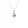 PERLINEA - Collier - Perle de Culture d'Eau Douce - Ronde 6/7 mm Vert Tonic