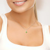 PERLINEA - Collier - Perle de Culture d'Eau Douce - Ronde 6/7 mm Vert Tonic