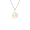 PERLINEA - Collier - Perle de Culture d'Eau Douce - Ronde 9/10 mm Rose