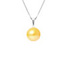 PERLINEA - Collier - Perle de Culture d'Eau Douce - Ronde 9/10 mm Or
