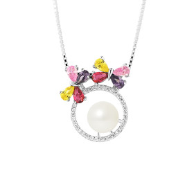 PERLINEA - Collier Fleur -...