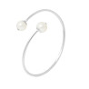 PERLINEA - Bracelet - Perles de Culture d'Eau Douce - Ronde 9/10 mm Blanc