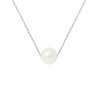 PERLINEA - Collier - Perle de Culture d'Eau Douce - Ronde 8/9 mm Blanc