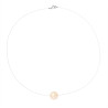 PERLINEA - Collier - Perle de Culture d'Eau Douce - Ronde 9/10 mm Rose