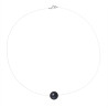 PERLINEA - Collier - Perle de Culture d'Eau Douce - Ronde 9/10 mm Noir