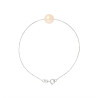 PERLINEA - Bracelet - Perle de Culture d'Eau Douce - Ronde 8/9 mm Rose