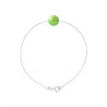 PERLINEA - Bracelet - Perle de Culture d'Eau Douce - Ronde 8/9 mm Vert Tonic