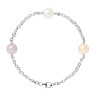 PERLINEA - Bracelet - Perles de Culture d'Eau Douce - Ronde 9/10 mm Multicouleur