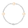 PERLINEA - Bracelet - Perles de Culture d'Eau Douce - Ronde 9-10 mm Rose