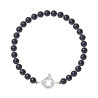 PERLINEA - Bracelet - Perles de Culture - Ronde 6/7 mm Noir