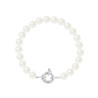 PERLINEA - Bracelet - Perles de Culture - Ronde 7/8 mm Blanc