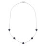 PERLINEA - Collier - Perles de Culture - Ronde 6/7 mm Noir