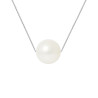 PERLINEA - Collier - Perles de Culture - Ronde 9/10 mm Blanc