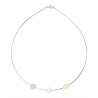 PERLINEA - Collier - Perles de Culture - Ronde 9/10 mm Multicouleur