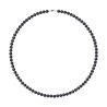 PERLINEA - Collier - Perles de Culture - Ronde 5/6 mm Noir