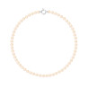 PERLINEA - Collier - Perles de Culture - Ronde 6/7 mm Rose