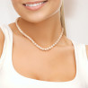 PERLINEA - Collier - Perles de Culture - Ronde 6/7 mm Rose