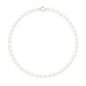 PERLINEA - Collier - Perles de Culture - Ronde 8/9 mm Blanc