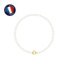 PERLINEA - Bracelet - Perles de Culture d'Eau Douce - Ronde 3/4 mm Blanc