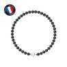 PERLINEA - Bracelet- Perle de Culture d'Eau Douce - Ronde 4/5 mm Noir